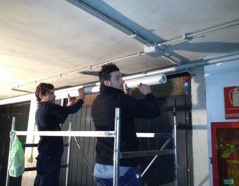 Installazione tubazioni antincendio